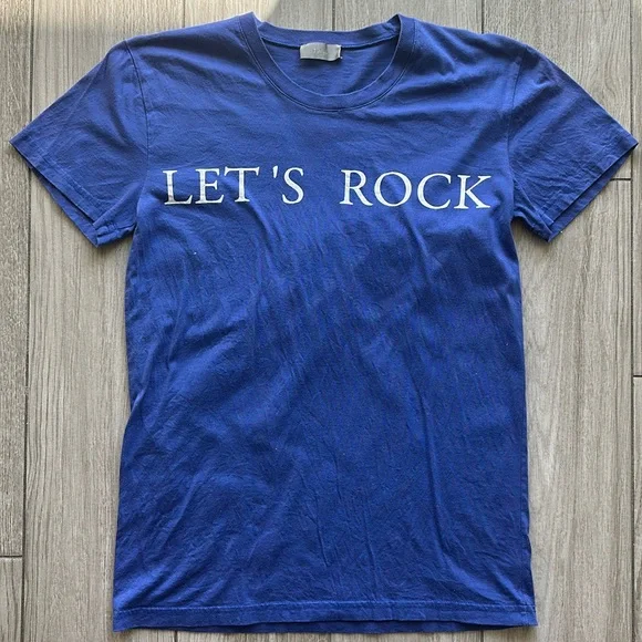 Dior | Tops | Dior Lets Rock Purple Short Sleeve Tshirt | Poshmark